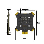 Hot Sales IFlight Borg 5S Stack Metal Flight Controller and Borg 60R ESC Essential Parts for Racing Drones Accessories